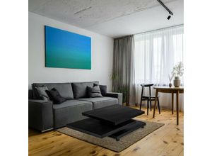 4048821851001 - Couchtisch 73x73cm Hochglanz weiß - Stilista