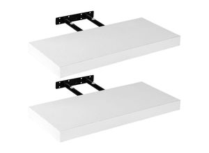 4048821869211 - Wandboard 2er Set Volato Länge 40 cm weiß - Stilista