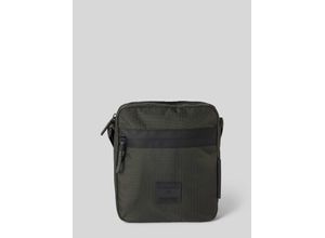 4048835102106 - strellson Schultertasche Reißverschluss Patch für Herren grün