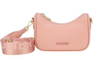 4048835177548 - BOGNER Schultertasche Lora Reißverschluss Leder für Damen rosa