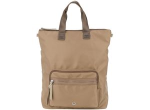 4048835195504 - GERRY WEBER Henkeltasche Reißverschluss Emblem für Damen beige