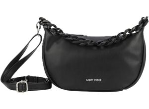 4048835197355 - GERRY WEBER Schultertasche Reißverschluss Kunstleder für Damen schwarz