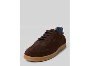 4048835259084 - Ledersneaker mit Label-Schriftzug Modell velluto misto ike 4048835259084 - Ledersneaker mit Label-Schriftzug Modell velluto misto ike