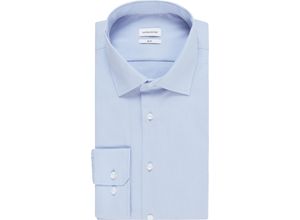 4048872003107 - Businesshemd Slim-Fit Langarm Kent-Kragen für Herren blau 45