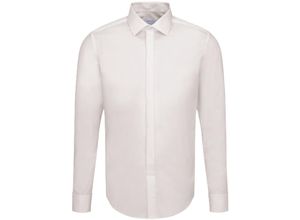 4048872209332 - Businesshemd Slim Fit Langarm Kent-Kragen für Herren weiß 42