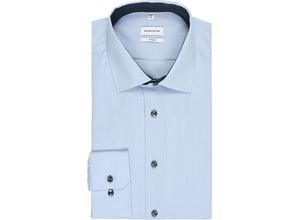 4048872346020 - Businesshemd bügelfrei Super-Slim-Fit für Herren blau 43