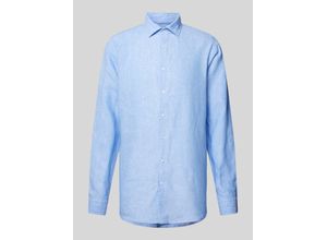 4048872606223 - Slim Fit Leinenhemd mit Kentkragen