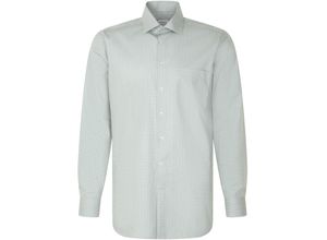4048872671351 - SMART ESSENTIALS Businesshemd Regular Fit Langarm Kent-Kragen für Herren grün 42