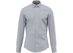 4048872687598 - Business-Hemd Slim-Fit Kent-Kragen für Herren blau 42