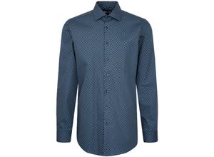 4048872737712 - Smart Essentials Businesshemd Regular Fit Langarm Kent-Kragen für Herren blau 41