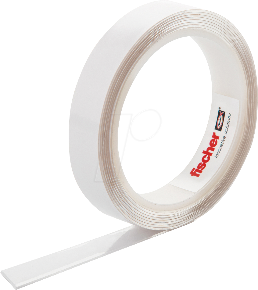 4048962325492 - fischer Montageband Länge 3 m Breite 19 mm VE 5 Stk transparent
