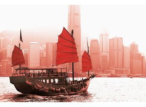 4049009070368 - Acrylglasbild »Schiff« Skyline-Gebäude-Städte-Bilder von Booten & Schiffen-Boote & Schiffe Fine Art-Print in Galeriequalität