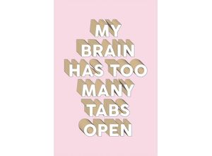 4049009084501 - Leinwandbild QUEENCE Spruch Brain Bilder Gr B H T 40 cm x 60 cm x 2 cm rosa Leinwandbilder Bilder