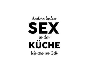 4049009119111 - Wanddekoobjekt QUEENCE Andere haben Sex in der  Wanddekoobjekte Gr B H T 30 cm x 45 cm x 01 cm Schriftzug-Spruch schwarz-weiß (schwaz weiß) Wanddekoration Wanddekoobjekte Schriftzug auf Stahlblech
