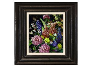 4049009360421 - Leinwandbild QUEENCE Blumen Bilder Gr B H T 40 cm x 40 cm x 2 cm bunt Leinwandbilder Bilder