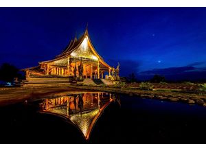 4049009362180 - Acrylglasbild QUEENCE Am See bunt (farbe bild(er) bunt) B150cm H100cm T24cm Bilder Fine Art-Print in Galeriequalität