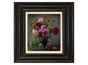 4049009635574 - Leinwandbild QUEENCE Blumen Bilder Gr B H T 40 cm x 40 cm x 2 cm bunt Leinwandbilder Bilder