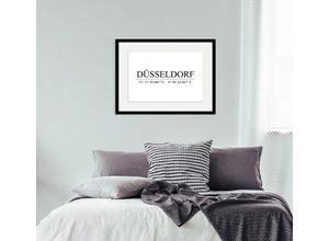 4049009837527 - Bild QUEENCE DÜSSELDORF Bilder Gr B H 70 cm x 50 cm Wandbild Städte Querformat 1 St weiß Bild Kunstdruck Bilder mit Rahmen 4049009837527 - Bild QUEENCE DÜSSELDORF Bilder Gr B H 70 cm x 50 cm Wandbild Städte Querformat 1 St weiß Bild Kunstdruck Bilder mit Rahmen