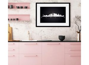 4049009839545 - Bild QUEENCE Berlin Sehenswürdigkeiten Bilder Gr B H 70 cm x 50 cm Wandbild Städte Querformat 1 St schwarz Bild Kunstdruck Bilder mit Rahmen 4049009839545 - Bild QUEENCE Berlin Sehenswürdigkeiten Bilder Gr B H 70 cm x 50 cm Wandbild Städte Querformat 1 St schwarz Bild Kunstdruck Bilder mit Rahmen