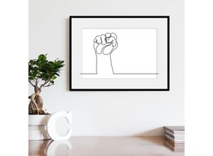 4049009840893 - Bild QUEENCE I want to break free Bilder Gr B H 70 cm x 50 cm Wandbild Querformat 1 St weiß Bild Kunstdruck Bilder mit Rahmen