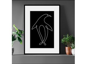 4049009841555 - Bild QUEENCE Lilu Bilder Gr B H 50 cm x 70 cm Wandbild Hochformat 1 St schwarz Bild Kunstdruck Bilder mit Rahmen 4049009841555 - Bild QUEENCE Lilu Bilder Gr B H 50 cm x 70 cm Wandbild Hochformat 1 St schwarz Bild Kunstdruck Bilder mit Rahmen
