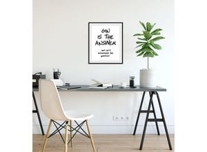 4049009842712 - Bild QUEENCE GIN IS THE ANSWER Bilder Gr B H 40 cm x 50 cm Wandbild Hochformat 1 St weiß Bild Kunstdruck Bilder mit Rahmen 4049009842712 - Bild QUEENCE GIN IS THE ANSWER Bilder Gr B H 40 cm x 50 cm Wandbild Hochformat 1 St weiß Bild Kunstdruck Bilder mit Rahmen