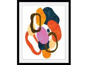 4049009844938 - Bild QUEENCE Joko Bilder Gr B H 40 cm x 50 cm Wandbild Abstrakt Hochformat 1 St bunt Bild Kunstdruck Bilder mit Rahmen