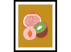 4049009920694 - Bild QUEENCE Benjamin Bilder Gr B H 50 cm x 60 cm Wandbild Obst Hochformat bunt Kunstdrucke Obst gerahmt