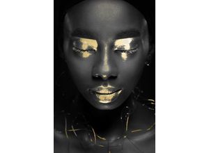 4049009932611 - Acrylglasbild »Amentet« Frau-Gemälde-Frau-Bilder von Frauen-Mode-Modern-Fashion-Magazincover (1 St) von Hand eingearbeitete Blattgold Applikationen 4049009932611 - Acrylglasbild »Amentet« Frau-Gemälde-Frau-Bilder von Frauen-Mode-Modern-Fashion-Magazincover (1 St) von Hand eingearbeitete Blattgold Applikationen