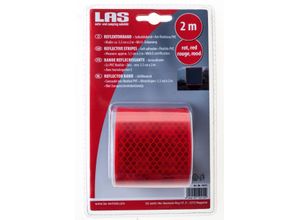 4049145102152 - Reflektorband 55mm rot selbstklebend 2 m Anhängerzubehör - LAS