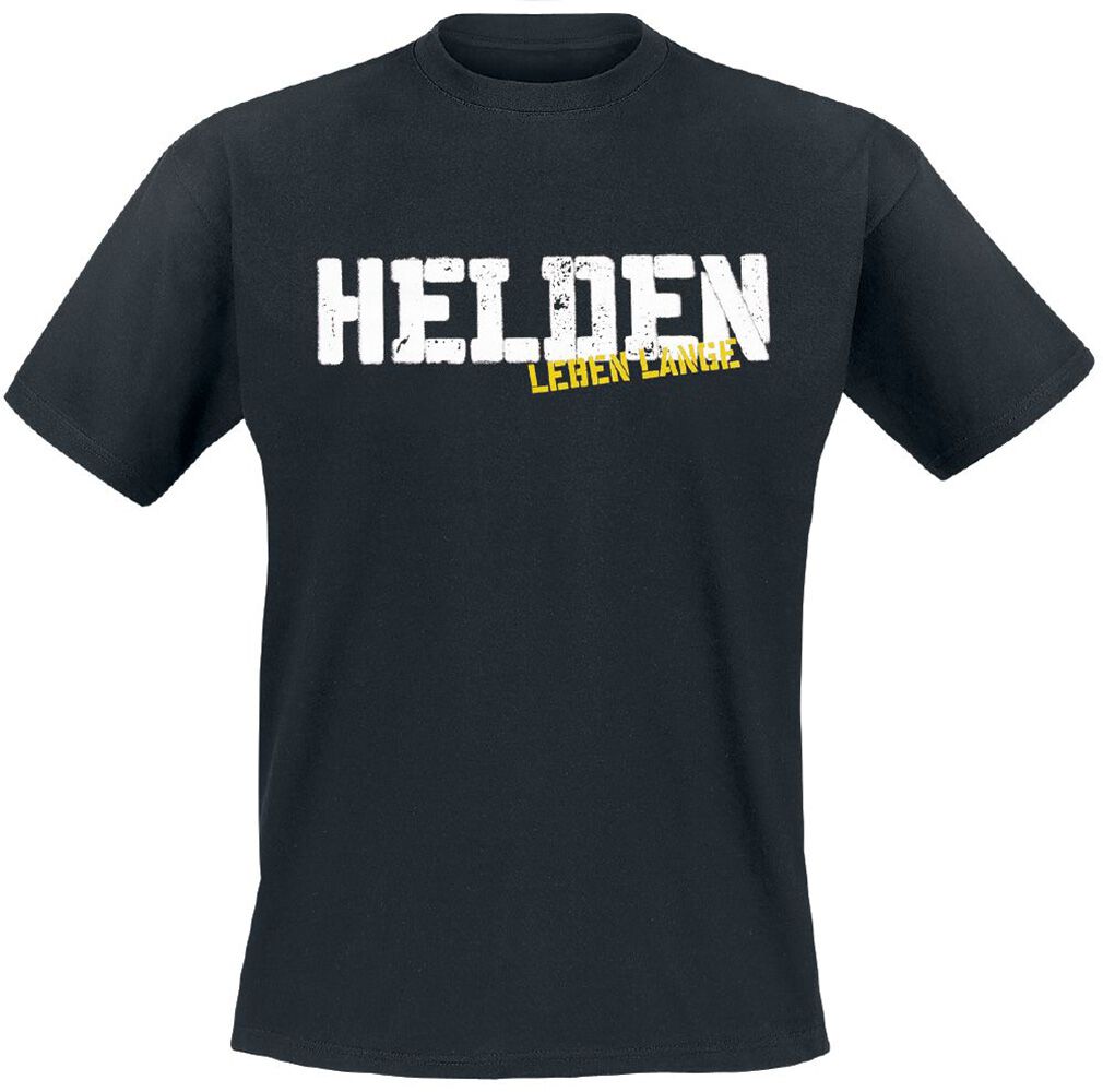 4049324900708 - Helden leben lange T-Shirt schwarz in S