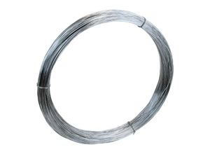 4049337353034 - 1 x Bund Draht Eisendraht Stahl verzinkt 12 mm in 25 kg Ringen ca113m kg    Gesamt ca 282 Meter - Basteldraht Flechtdraht Spanndraht Bindedraht