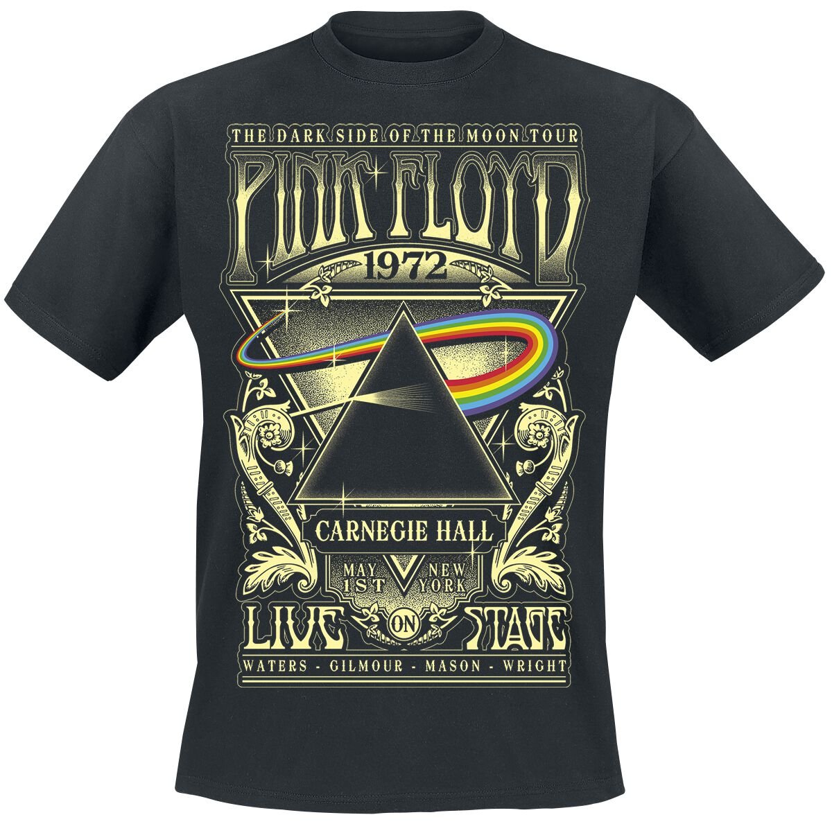4049348634641 - The Dark Side Of The Moon - Live On Stage 1972 T-Shirt schwarz in 3XL