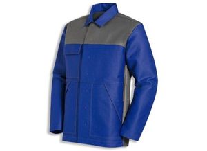 4049358158601 - Arbeitsjacke welding blau grau kornblau Gr 48 50 - Blau - Uvex