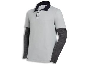 4049358426571 - Poloshirt cut grau hellgrau Gr s - grau - Uvex