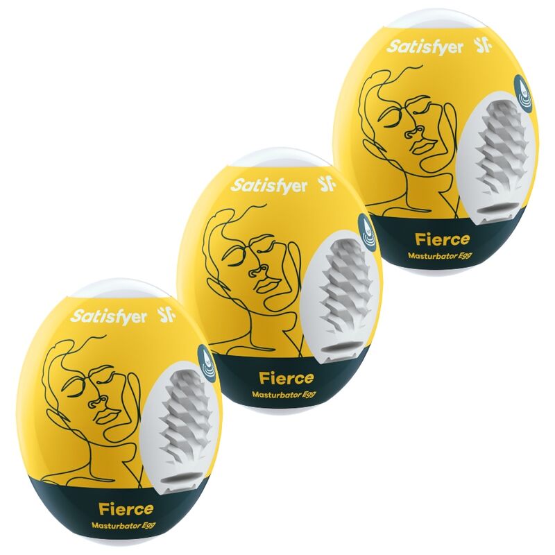 4049369043460 - SATISFYER - 3 MASTURBATOR EIER FIERCE