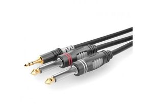 4049371813549 - Sommer Cable HBA-3S62-0090 Klinke Audio Anschlusskabel [1x Klinkenstecker 35 mm - 2x Klinkenstecker