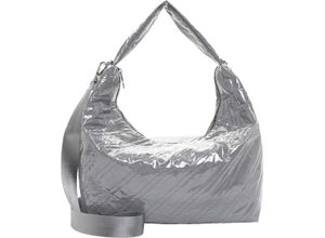 4049391409692 - Emily & Noah Schultertasche Reißverschluss Kunstleder für Damen silber