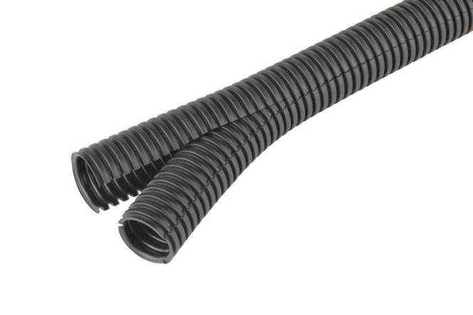 4049504040224 - Fränkische Co-flex PP NW 45 25m-Ring schwarz Ku-Wellrohr geschlitzt 37004500 (Inhalt 25 Stück)