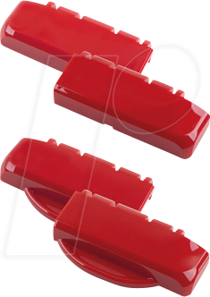 4049505045334 - 96930000 b sc hb ABS-3000 scharnierverschluss scharnier abs feuerrot (ral 3000) (l x b x h) 100 x 27 x - Bopla