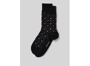 4049508391544 - Socken mit Label-Detail Modell X-Mas Argyle