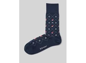 4049508391551 - Socken mit Label-Detail Modell X-Mas Argyle