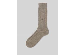 4049508391636 - Socken aus Woll-Mix mit Label-Detail Modell Tweed