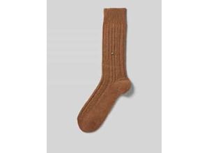 4049508391650 - Socken aus Woll-Mix mit Label-Detail Modell Tweed