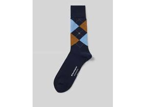 4049508392237 - Socken aus Schurwoll-Mix mit Label-Detail Modell Edinburgh