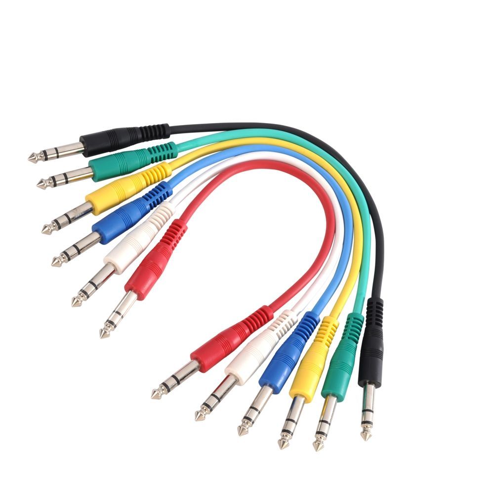 4049521129025 - Adam Hall Cables K3 BVV 0030 SET Patchkabel Set aus 6 Kabeln 63 mm Klinke 4049521129025 - Adam Hall Cables K3 BVV 0030 SET Patchkabel Set aus 6 Kabeln 63 mm Klinke