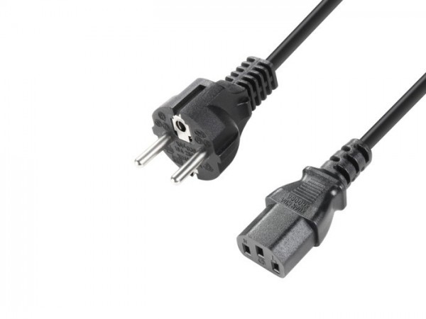 4049521161957 - Adam Hall Cables 8101 KA 0100 Kaltgerätekabel CEE 7 7 - C13 1 m