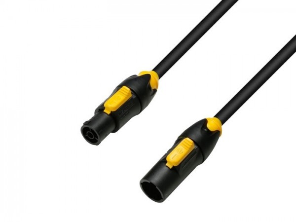 4049521209277 - 8101 TCONL 0500 IP65 Strom Anschlusskabel [1x PowerCon-Buchse - 1x PowerCon-Stecker] 500 m Schwarz Gelb