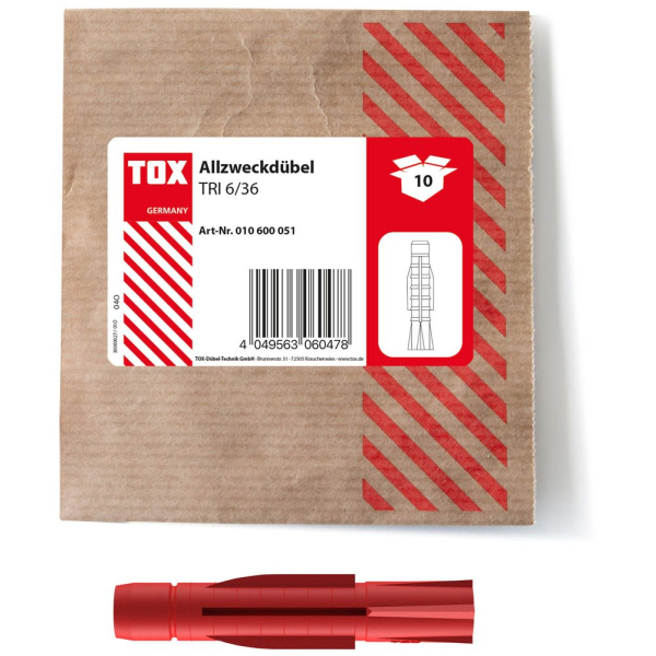 4049563060478 - TRI 636 010600051 Universaldübel Ø 60 mm x 360 mm 4049563060478 10 Stück