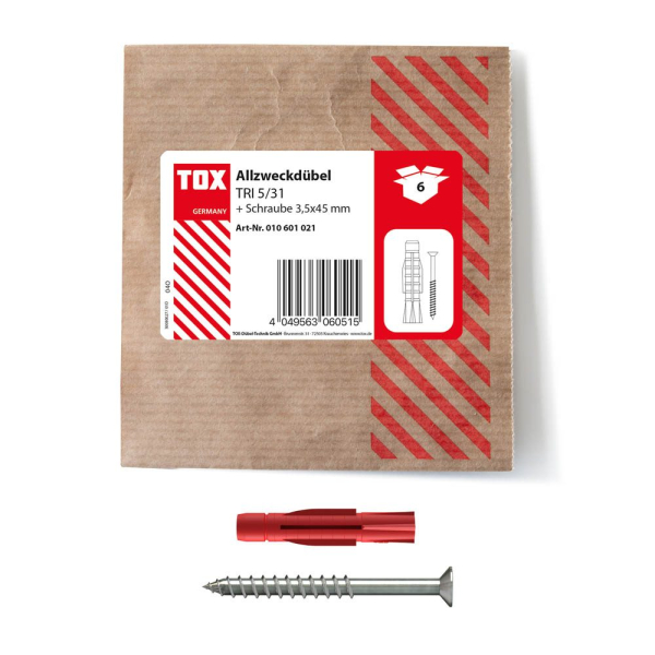 4049563060515 - TRI 531 010601021 Dübel-Schrauben Set Ø 50 mm x 310 mm 4049563060515 6 Stück
